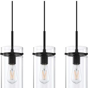Modern Black Pendant Light Fixture